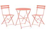 Bistro Set FIORI 3-tlg Rot