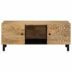 Couchtisch D257 Braun - Massivholz - 54 x 40 x 100 cm