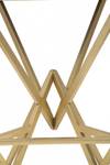 Barhocker Gold - Metall - 40 x 75 x 40 cm