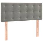 Boxspringbett 3017268-20 Hellgrau - 120 x 203 cm