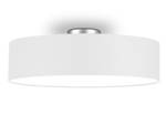 Wei脽 Stoff 脴 60cm Deckenlampe
