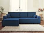 Ecksofa DELLIA Indigoblau