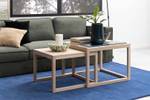 Couchtisch Corn Braun - Massivholz - 70 x 50 x 70 cm