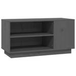 TV-Schrank D887 Grau - Massivholz - 35 x 41 x 80 cm