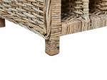 Ablageregal BASIRA Blau - Rattan - 51 x 112 x 41 cm