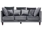 3-Sitzer Sofa FENSTAD Grau - Eiche Dunkel