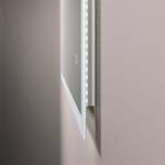 Wandspiegel mit Led Beleuchtet für Bad Silber - Glas - 80 x 60 x 3 cm
