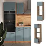 Mikrowellenschrank R-Line 41119 Blaugrau - Sonoma Eiche Trüffel Dekor - 60 x 207 x 58 cm