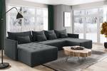 Ecksofa Big Sofa Eckcouch Molo U Form Grau