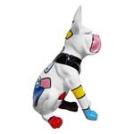 Statue chien boxer américain H 70cm Porcelaine - 48 x 70 x 44 cm