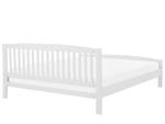 Lit double CASTRES Blanc - Largeur : 187 cm