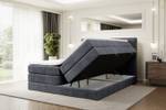 Boxspringbett MARCE KING Steingrau - Breite: 120 cm