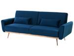 Schlafsofa EINA Blau - Kupfer - Marineblau