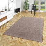 Hochflor Langflor Teppich Cottage Taupe - 100 x 100 cm