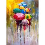 Tableau mural parapluie 10 x 14 cm