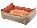 Tierbett IZMIR Beige - Orange - 71 x 58 cm