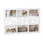 Cadre photos Friends pour 6 photos Blanc