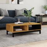 Couchtisch D100 Braun - Massivholz - 50 x 33 x 100 cm