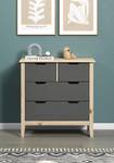 Commode Latera Verre gris - Gris