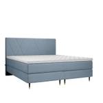 Boxspringbett Euphoria Blaugrau - Breite: 160 cm