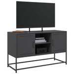 Highboard DE3715 Schwarz - Metall - 39 x 123 x 36 cm