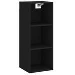 Highboard DE4089 Schwarz - Holzwerkstoff - 34 x 180 x 35 cm