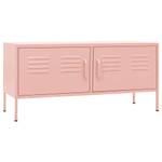 TV-Schrank D961 Pink - Metall - 35 x 50 x 105 cm