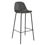 Tabouret de bar Henrik (Lot de 2) Noir