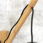 Wandleuchte ANDES Braun - Holzwerkstoff - Kunststoff - 16 x 43 x 16 cm