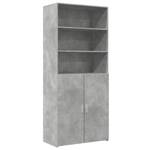 Highboard DE7027 Grau - Holzwerkstoff - 43 x 185 x 80 cm