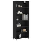 Highboard DE9360 Schwarz - Holzwerkstoff - 33 x 180 x 70 cm