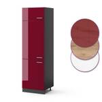 Armoire pour frigo R-Line 34932 Anthracite - Bordeaux brillant