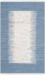 Teppich Saltillo Beige - Nachtblau - 180 x 120 cm