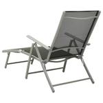 Sonnenliege 312191 Schwarz - Metall - 62 x 60 x 178 cm