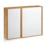 Bad Spiegelschrank mit 2 Türen Braun - Bambus - 65 x 51 x 14 cm