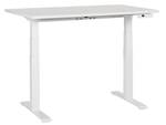 Table à hauteur ajustable DESTINES Blanc - Bois manufacturé - 120 x 63 x 72 cm