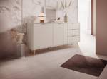 Lowboard ELONARIA Beige - Holzwerkstoff - 38 x 81 x 163 cm