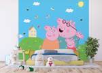 Fototapete Peppa Wutz 601191 Naturfaser - Textil - 270 x 300 x 300 cm