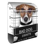 Briefkasten Stahl Bad Dog Jack Russel
