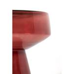 Beistelltisch Dakwa Rot - 37 x 44 x 37 cm - Durchmesser: 37 cm - Glas
