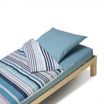 Caradou® parure de lit enfant ritmo Bleu - Textile - 90 x 1 x 190 cm