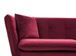 3-Sitzer Sofa FREDERICA Gold - Rot - Textil - 200 x 77 x 80 cm