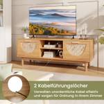 TV-Ständer TH32744ZMDE Weiß - Holzwerkstoff - 35 x 46 x 120 cm