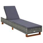 Chaise longue Gris