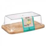 Butterdose Bamboo Beige - Bambus - 13 x 7 x 19 cm