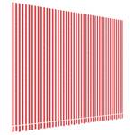 Markisenstoff 3007858 Rot - Weiß - 345 x 430 cm