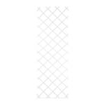 Treillis extensible 250 cm lot de 3 Blanc - Matière plastique - 90 x 250 x 2 cm
