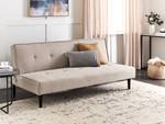 3-Sitzer Sofa VISBY Beige - Schwarz