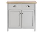 Sideboard CLIO Braun - Grau - Silber - Holzwerkstoff - 79 x 82 x 35 cm