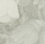 Kissenbezug beige-creme Floral Silber - Textil - 45 x 45 x 45 cm
